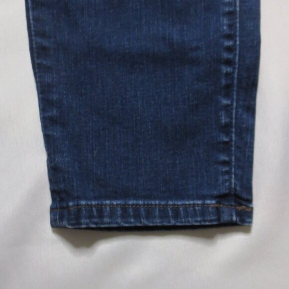 LOFT womens JEANS denim SKINNY CROPPED high waist ANN TAYLOR SIZE 14 - Picture 2 of 12